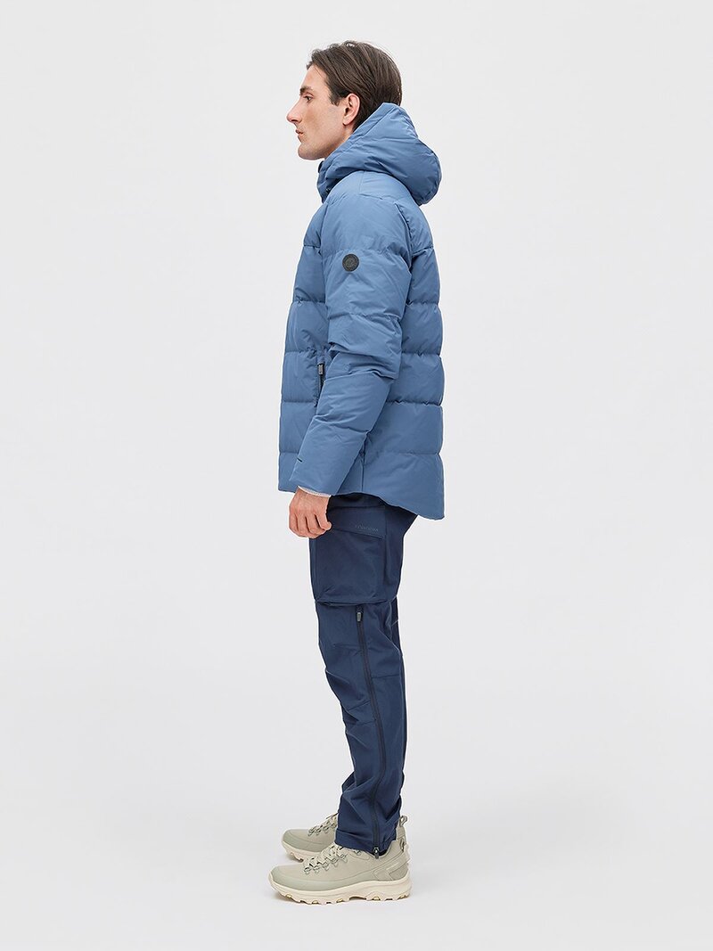 Aurora Down Jacket Men's Greyblue Twentyfour