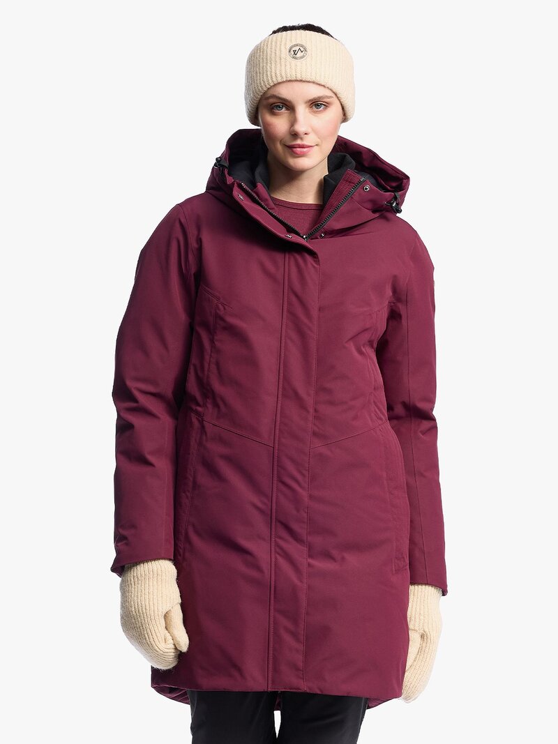 Aurora Parka Women Dark Burgundy Twentyfour