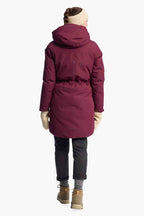 Aurora Parka Women Dark Burgundy Twentyfour