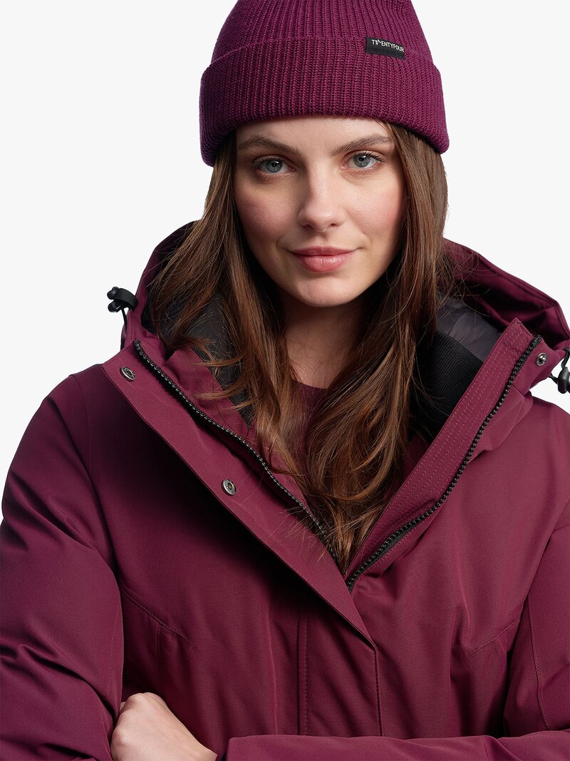 Aurora Parka Women Dark Burgundy Twentyfour