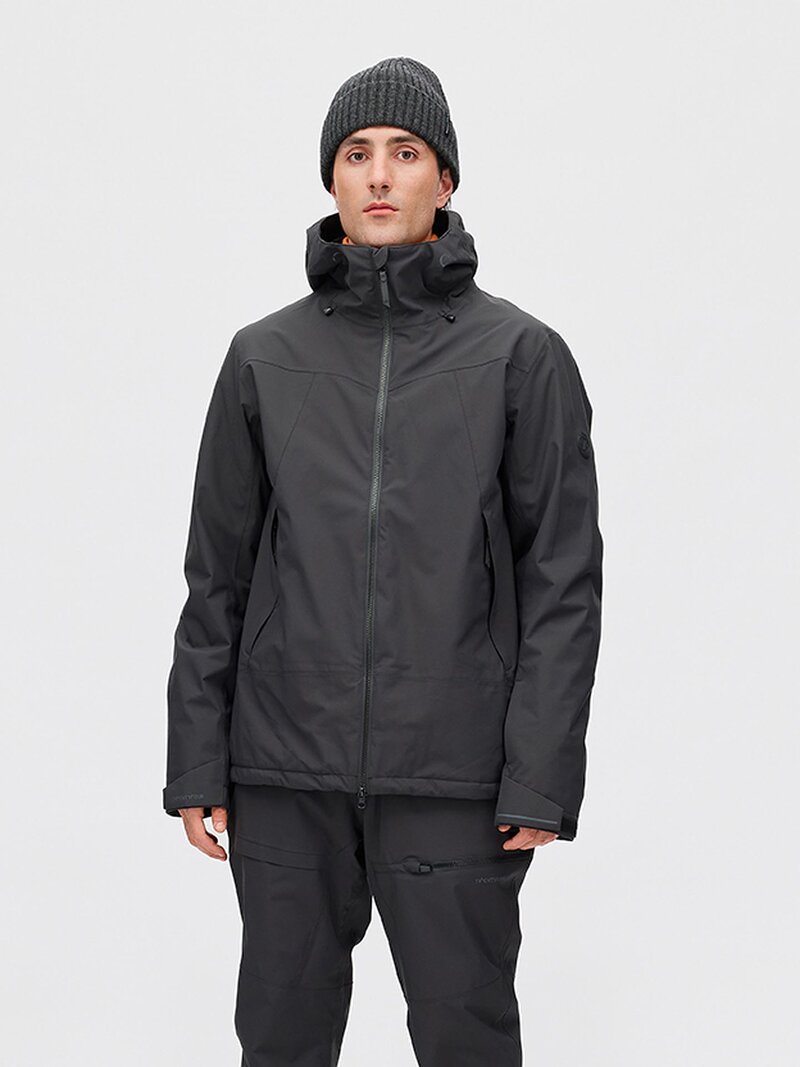 Aurora Warm Shell Jacket Men Black Twentyfour