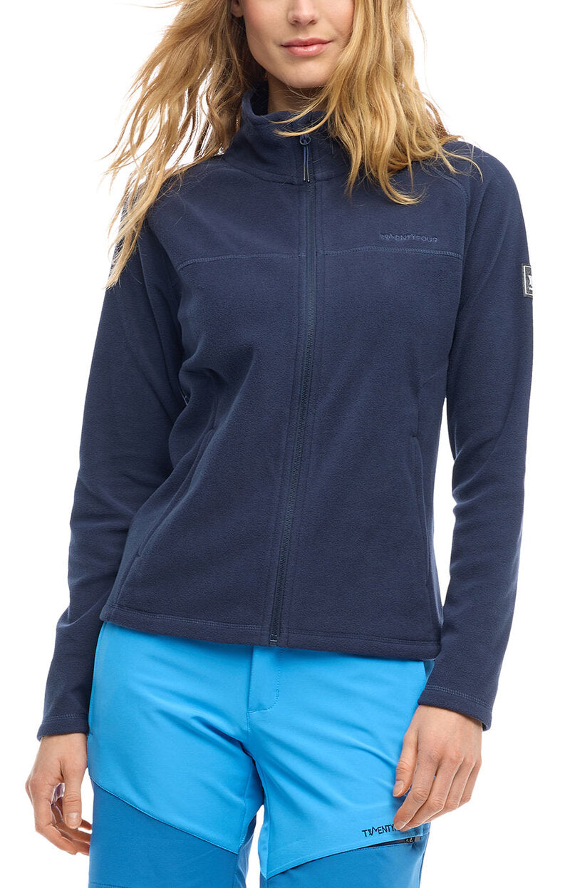 Flåm Fleece Jacket Women Navy Blue Twentyfour