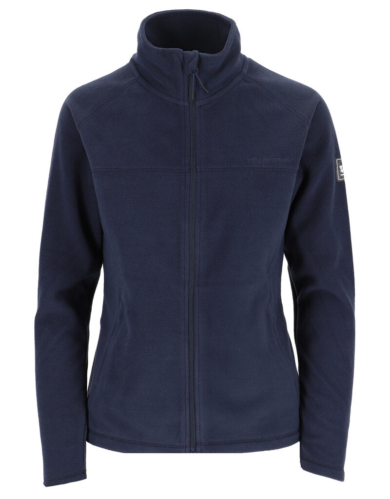 Flåm Fleece Jacket Women Navy Blue Twentyfour
