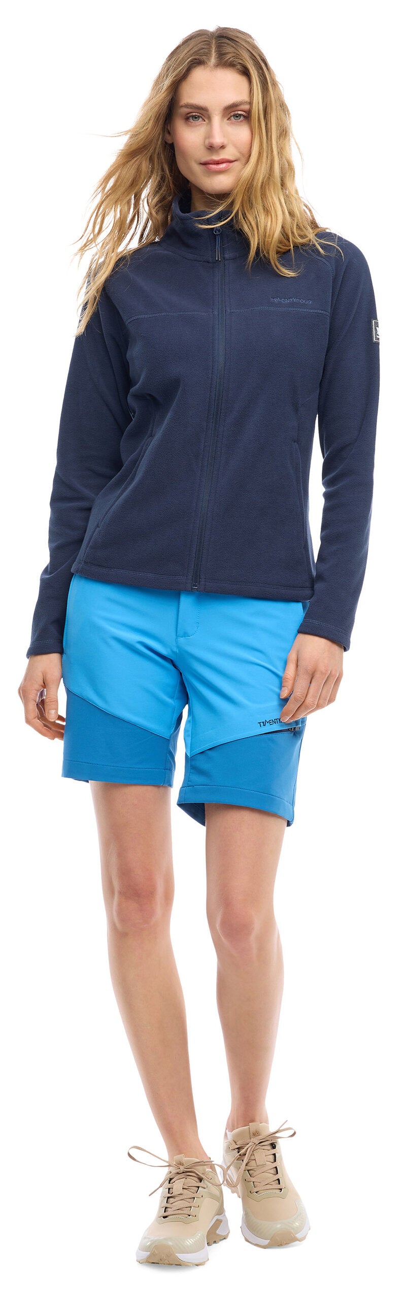 Flåm Fleece Jacket Women Navy Blue Twentyfour