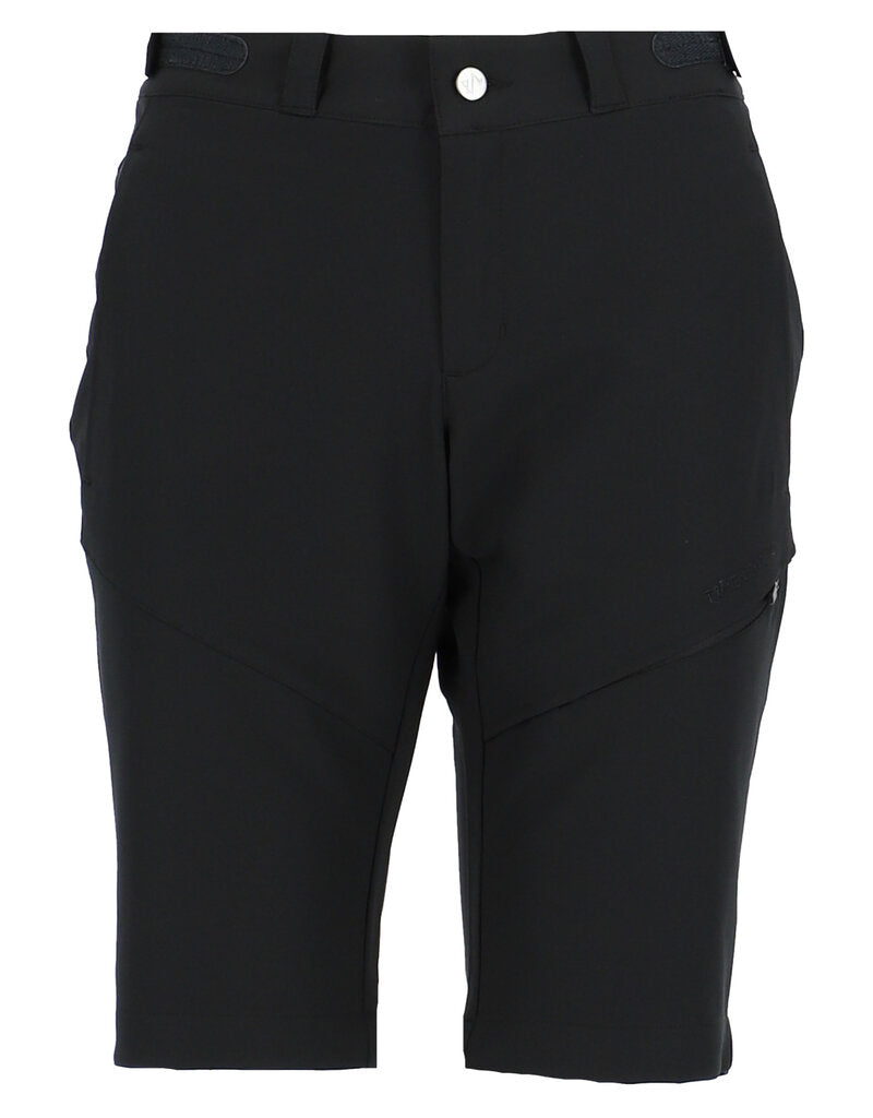 Flåm Long Light Softshell Shorts Women Black Twentyfour