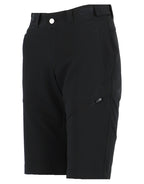 Flåm Long Light Softshell Shorts Women Black Twentyfour