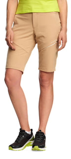 Flåm Long Light Softshell Shorts Women Sand Twentyfour