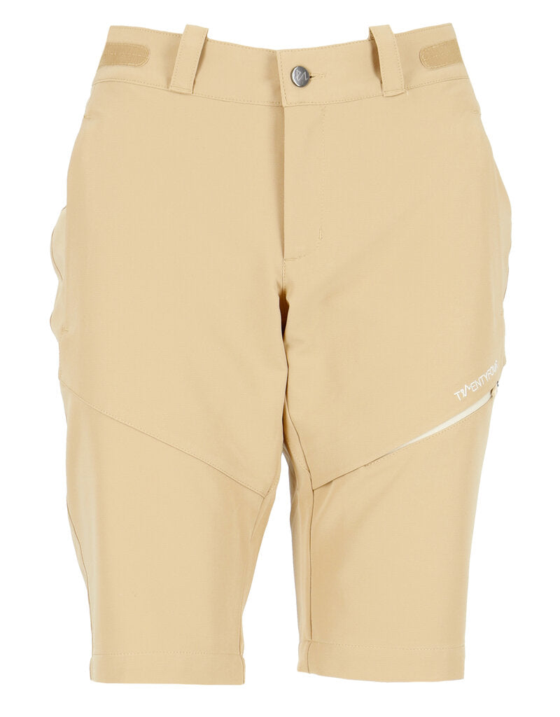Flåm Långa Lätt Softshellshorts Dam Sand Twentyfour