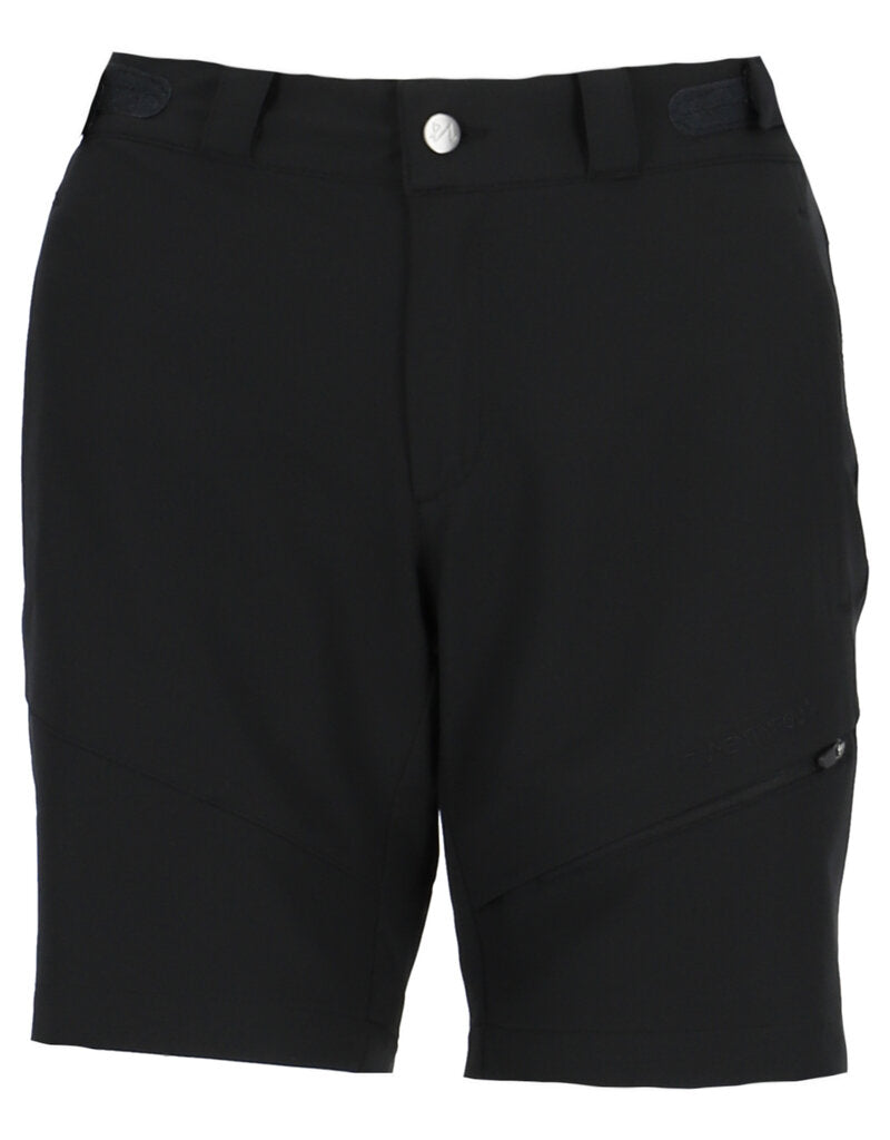 Flåm Lätt Softshellshorts Dam Black Twentyfour