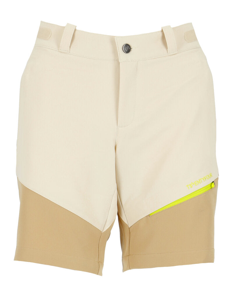 Flåm Lätt Softshellshorts Dam Grey White Twentyfour