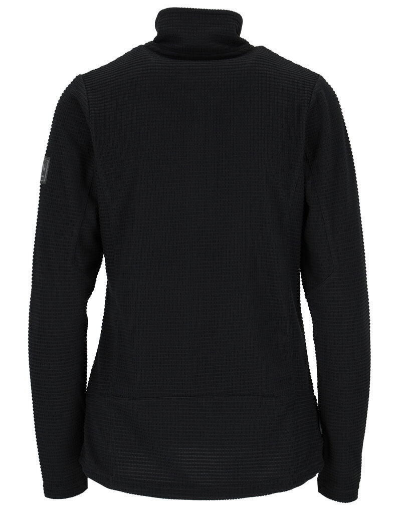 Flåm Microfleece Jacket Women Black Twentyfour