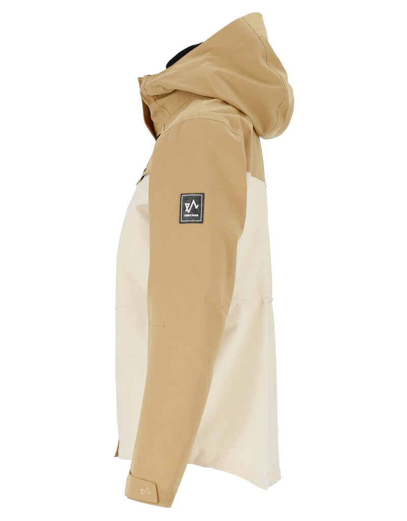 Flåm Hardshell Jacket Women Grey White Twentyfour