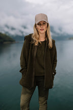 Mellow Pile Väst Dam Dark Olive Twentyfour