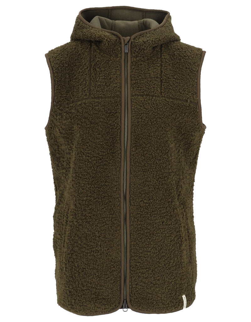 Mellow Pile Väst Dam Dark Olive Twentyfour