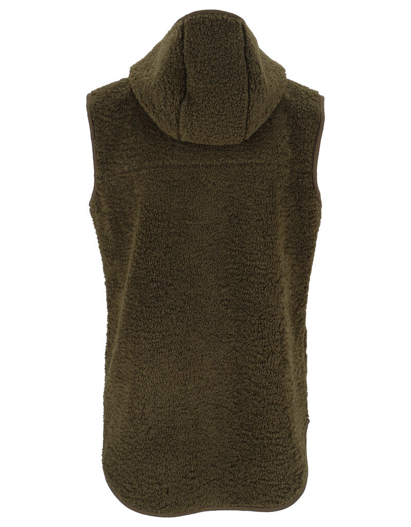 Mellow Pile Väst Dam Dark Olive Twentyfour
