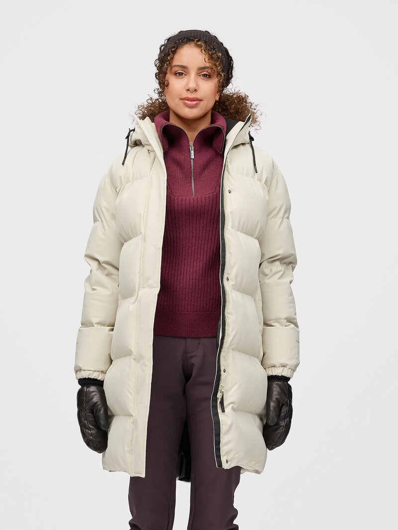 Mode Aria Parka Women Warm Grey Twentyfour
