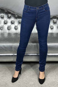 Ultimate King Regular Jeans Women Dark Blue - ONLY