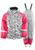 Umbrella Kids Rain Set Zebra Fruit Punch Kids' Clothes
