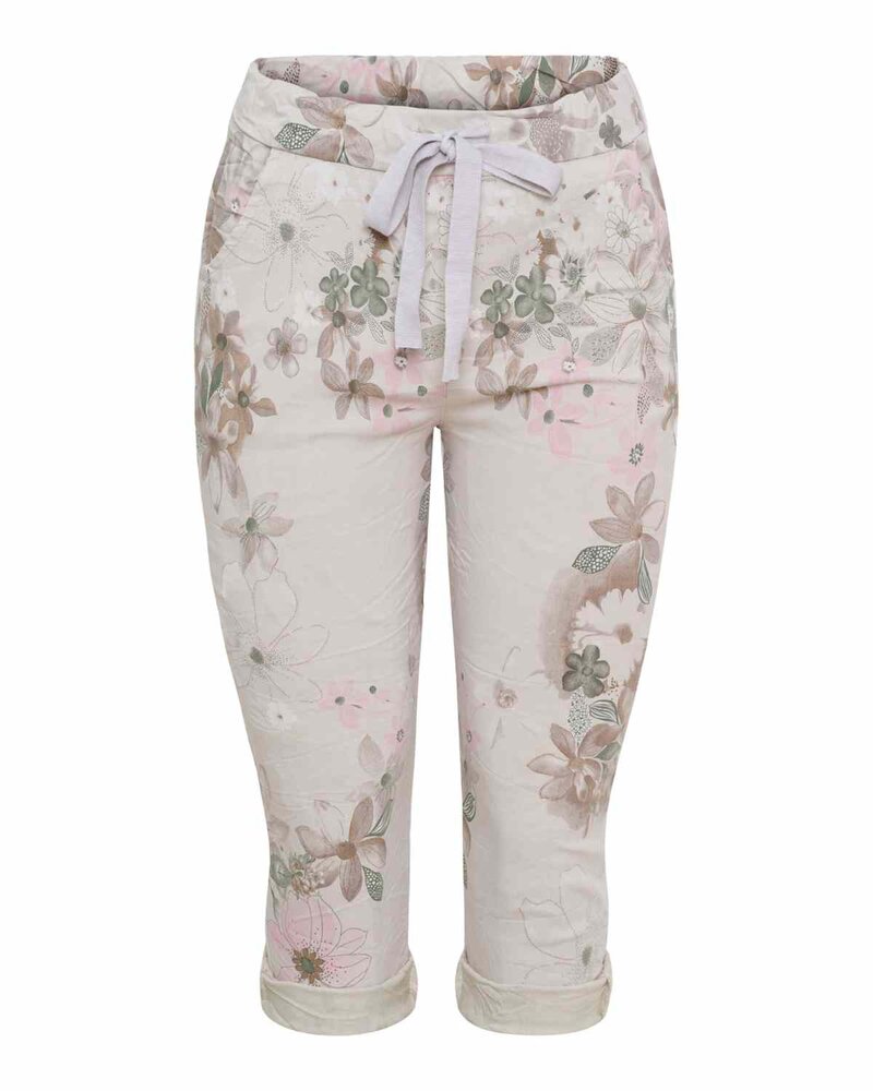 Vanna Capri Pants Women Beige Marta du Chateau | Smilebutiken - Marta du Chateau