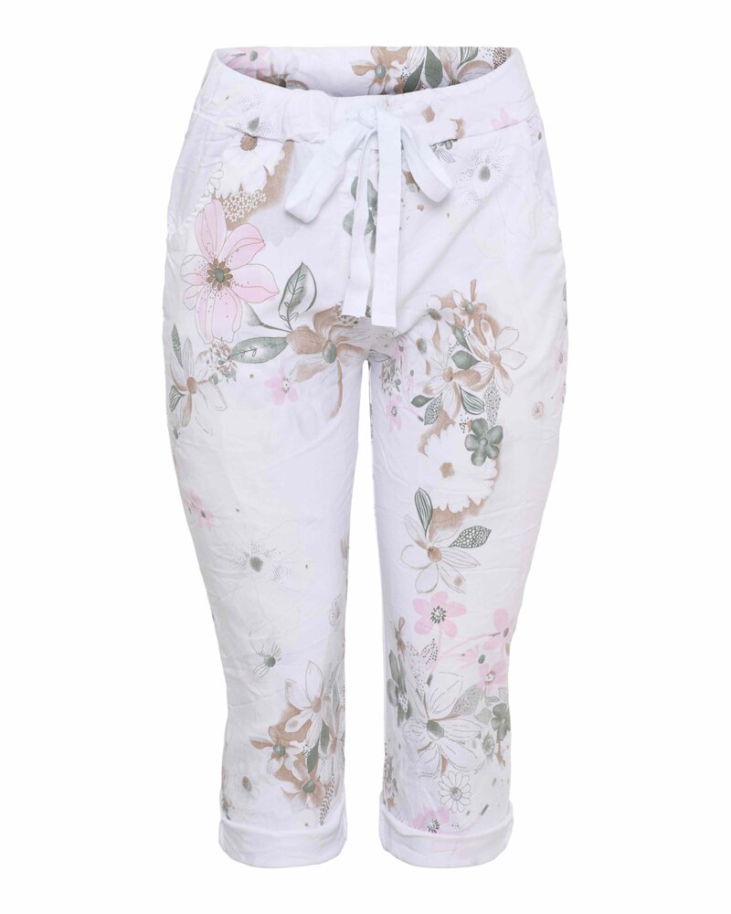 Vanna Capri Pants Women White Marta du Chateau | Smilebutiken