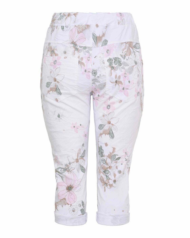 Vanna Capri Pants Women White Marta du Chateau | Smilebutiken