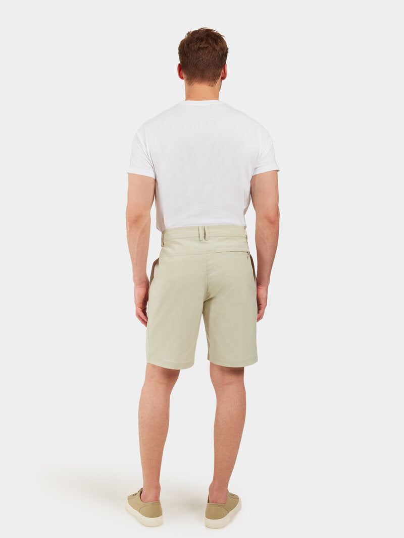 Water-repellent men's shorts light beige - Bräcke from | Smilebutiken - Didriksons