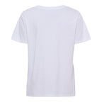 Vespera T-shirt Smile Women White Marta du Chateau | Smilebutiken - Marta du Chateau
