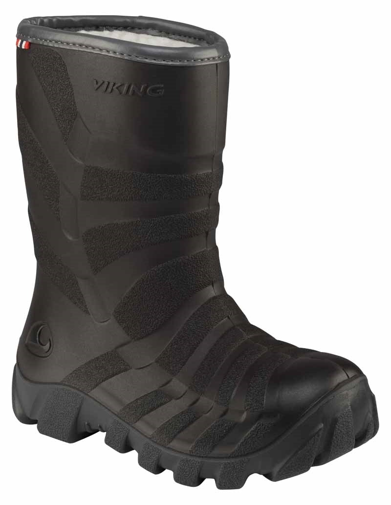 Ultra Lined Boot Black Kids Junior - Viking