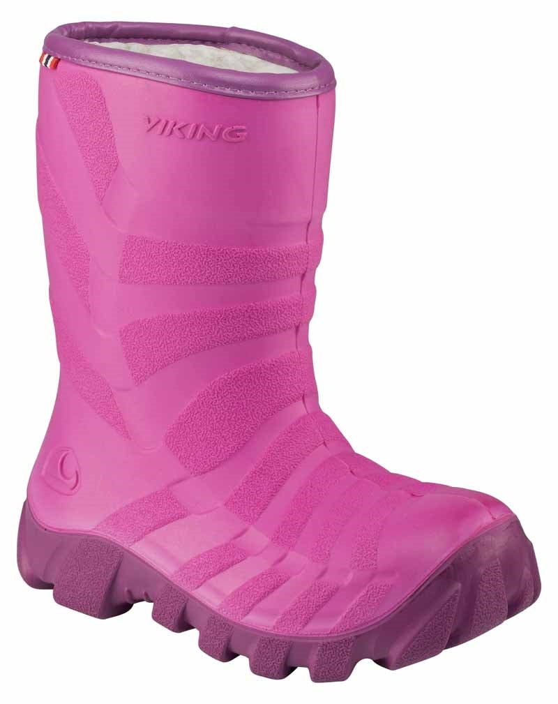 Ultra Fuchsia Purple Lined Boot Kids Junior Viking