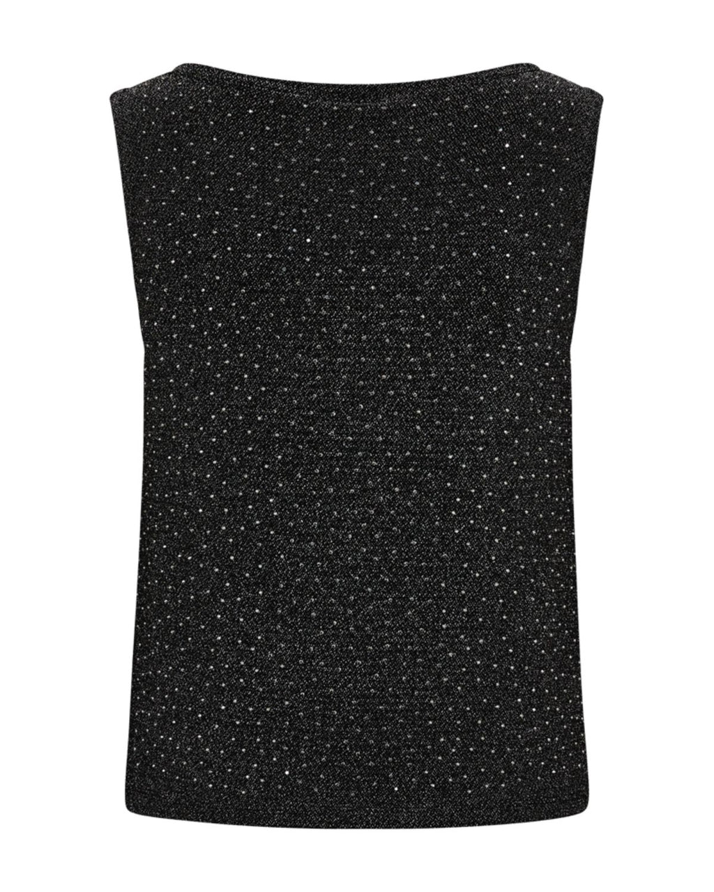 Viska Glittrig Topp Svart med Silver Black | Smilebutiken – Freequent