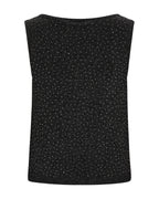 Viska Glittrig Topp Svart med Silver Black | Smilebutiken – Freequent