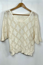 Adele Virkad Topp Dam Beige VIVICHY