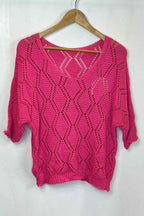Adele Virkad Topp Dam Fuchsia VIVICHY
