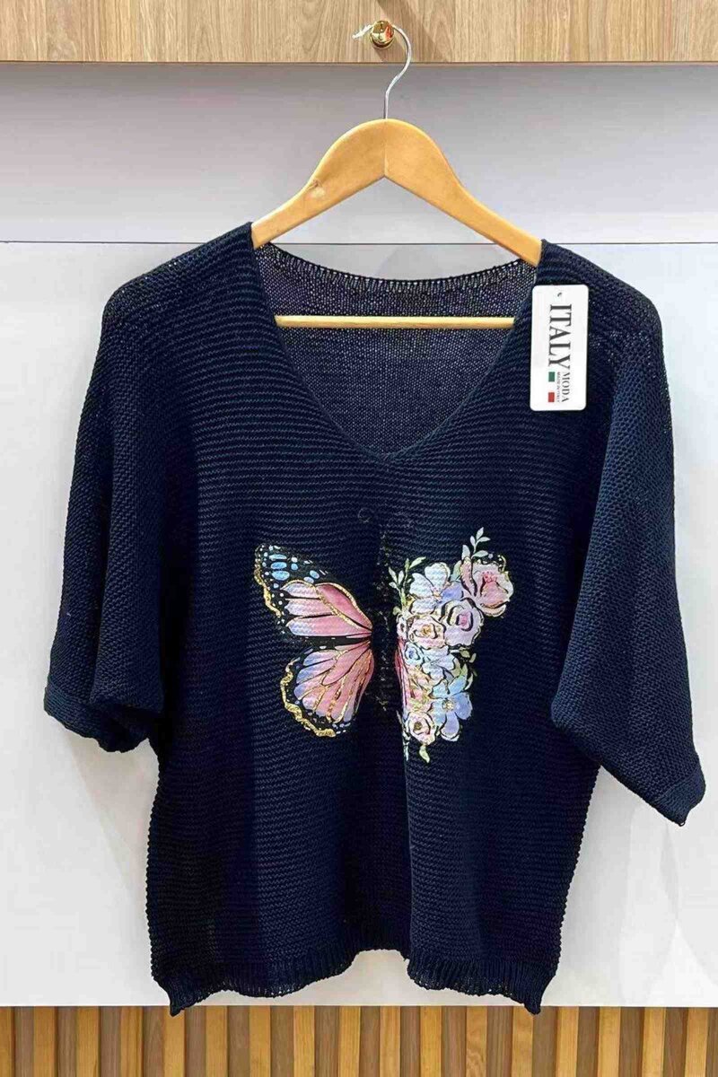 Aicha Sweatshirt Women Blue Marine VIVICHY