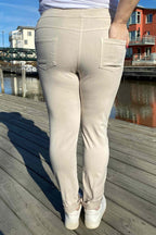 Andrea Ankle Trousers Women Beige VIVICHY