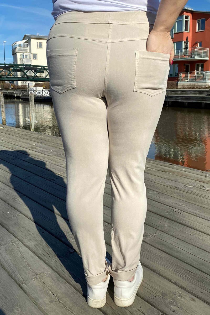 Andrea Ankle Trousers Women Beige VIVICHY