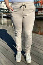 Andrea Ankle Trousers Women Beige VIVICHY