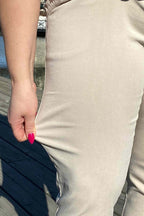 Andrea Ankle Trousers Women Beige VIVICHY