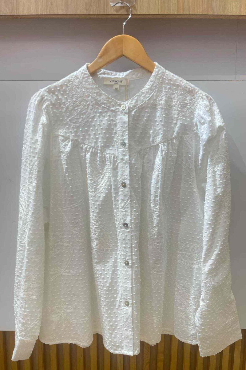 Brielle Blus Dam White VIVICHY