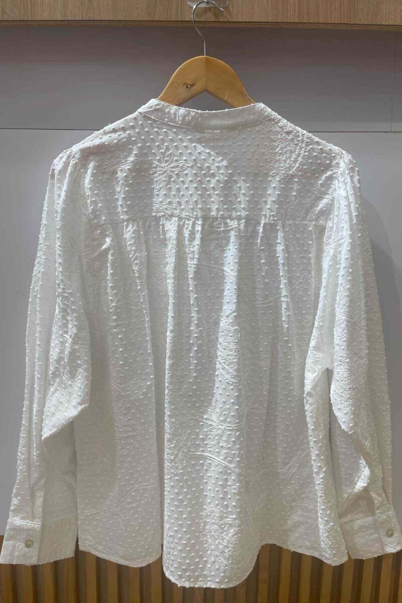 Brielle Blus Dam White VIVICHY