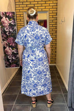 Freya Klänning Dam Blue VIVICHY