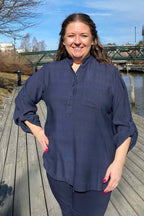 Gemma Blus Dam Navy VIVICHY