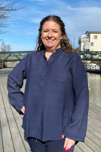 Gemma Blus Dam Navy VIVICHY