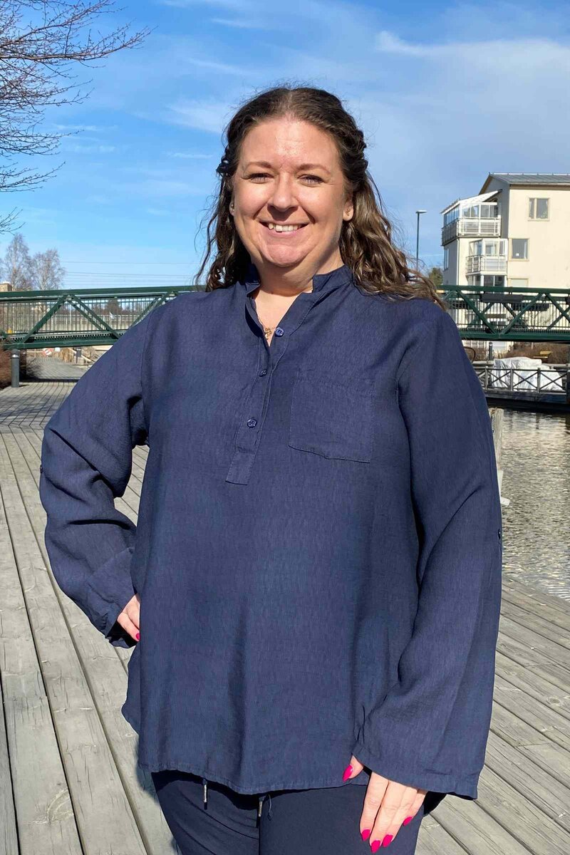 Gemma Blus Dam Navy VIVICHY