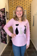 Mimmi V-neck Sweater Women Light Pink VIVICHY