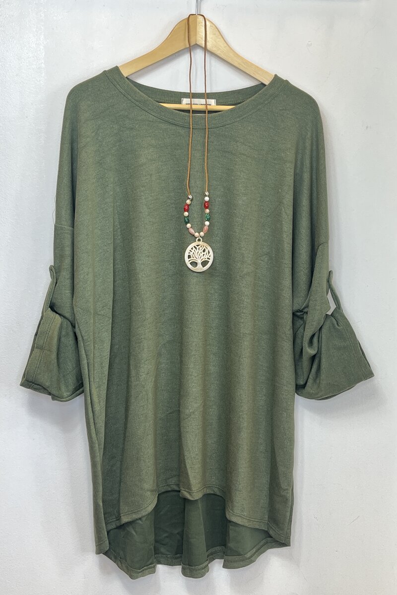 Viola Sweater Women's Khaki VIVICHY