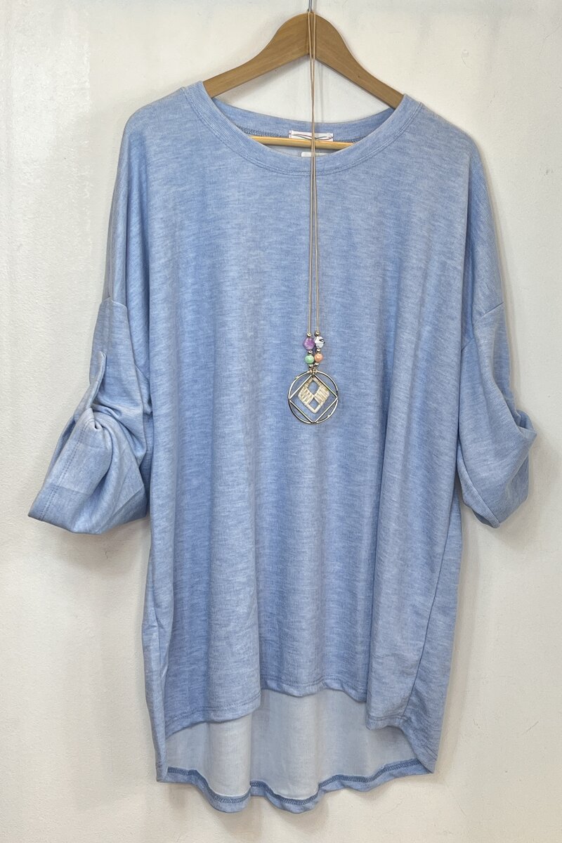 Vivichy Viola Women's Jumper Sky Blue - VIVICHY