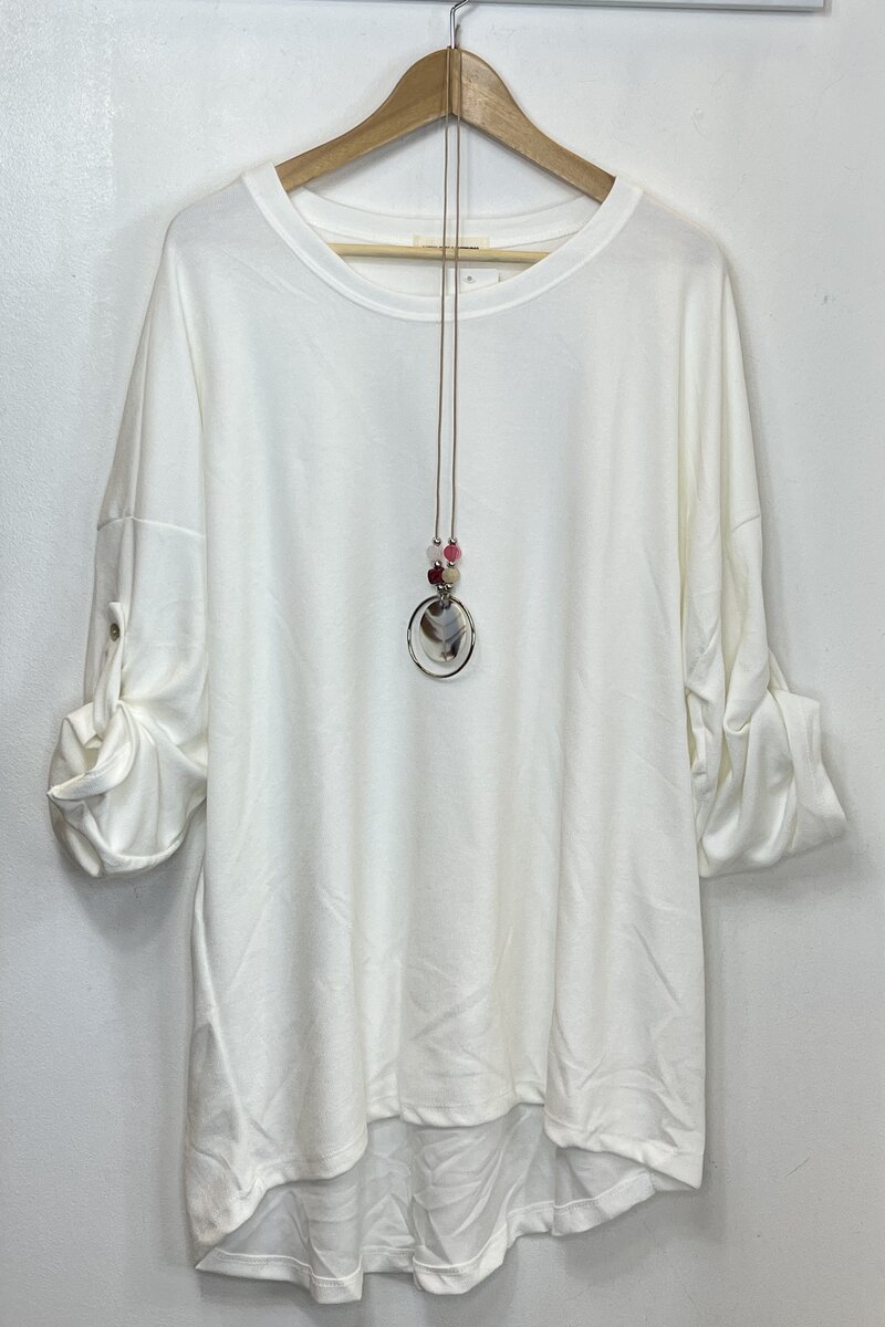 Viola Sweater Women White VIVICHY