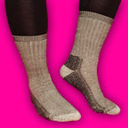 Thick Wool Sock Grey Melange - Way Of Sweden