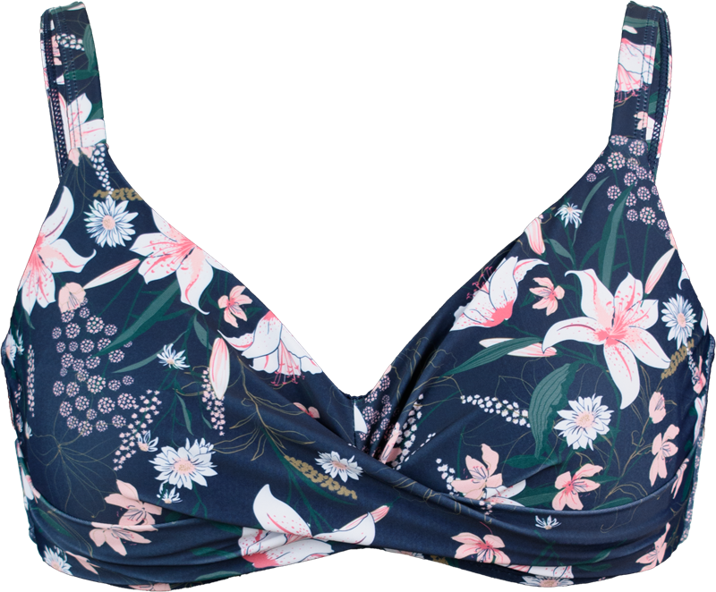 Marine Silvia Bikini Top Women Navy Comb Wänerstedt
